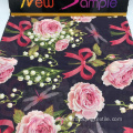 Women Garment Floral Printing Chiffon Fabric Pure Polyester